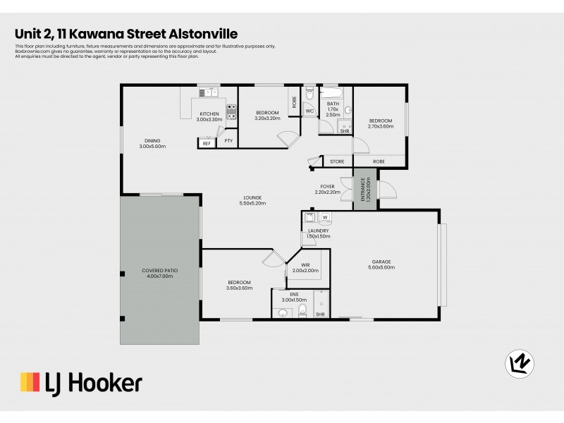 2/11 Kawana Street, Alstonville NSW 2477 Floorplan
