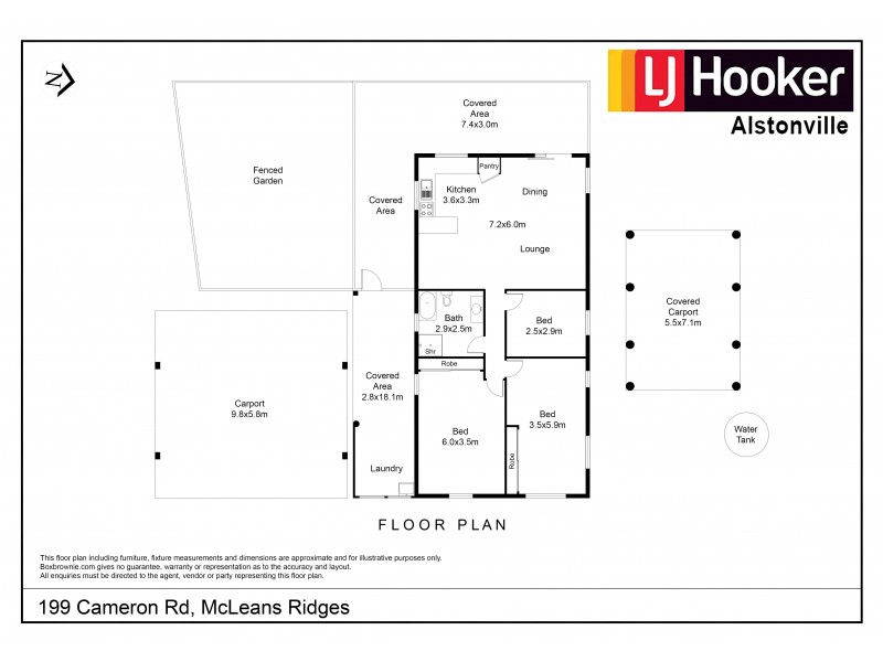 199 Cameron Road, Mcleans Ridges NSW 2480 Floorplan