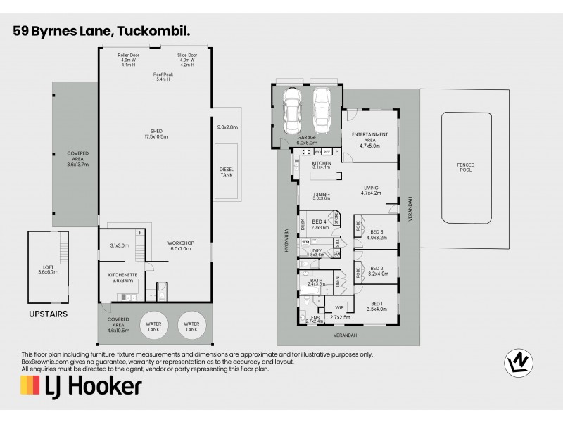 59 Byrnes Lane, Tuckombil NSW 2477 Floorplan