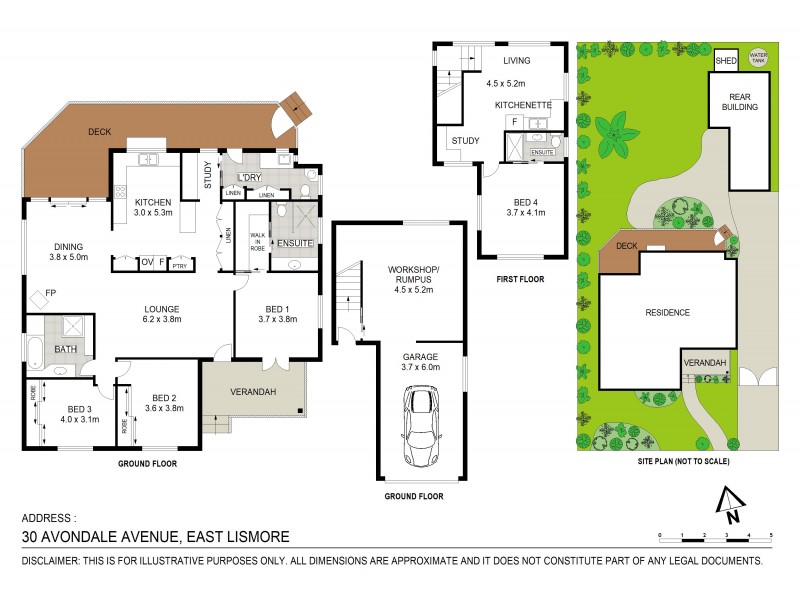 30 Avondale Avenue, East Lismore NSW 2480 Floorplan
