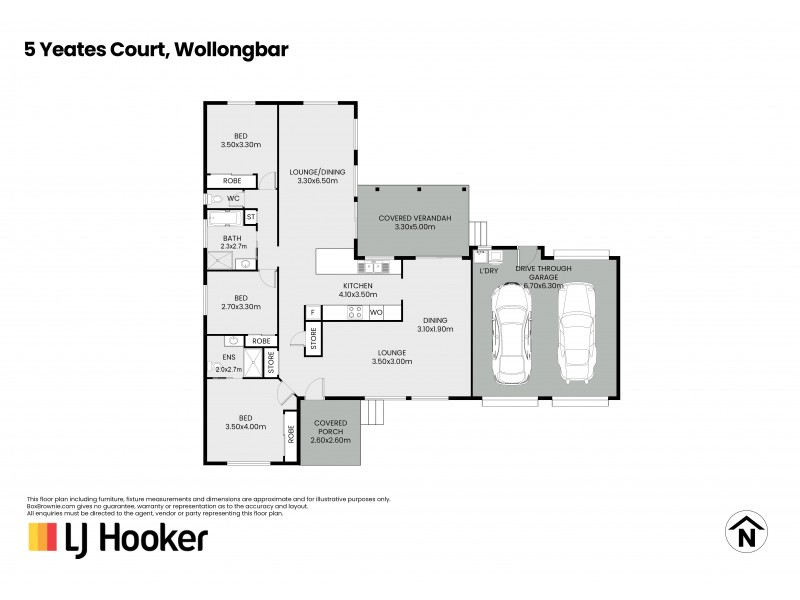 5 Yeates Court, Wollongbar NSW 2477 Floorplan