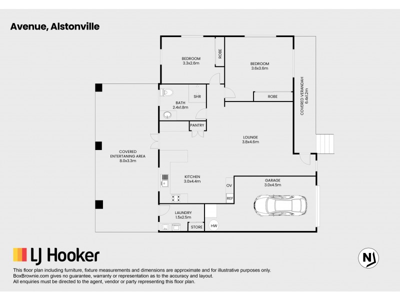 Unit 1/20 Brown Avenue, Alstonville NSW 2477 Floorplan