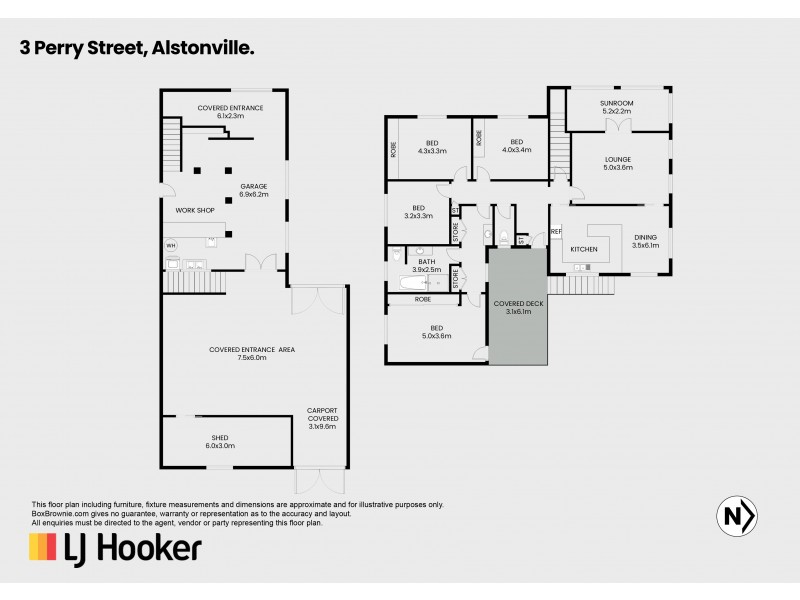 3 Perry Street, Alstonville NSW 2477 Floorplan