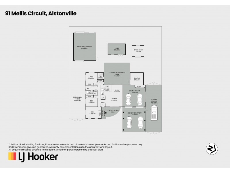 91 Mellis Circuit, Alstonville NSW 2477 Floorplan