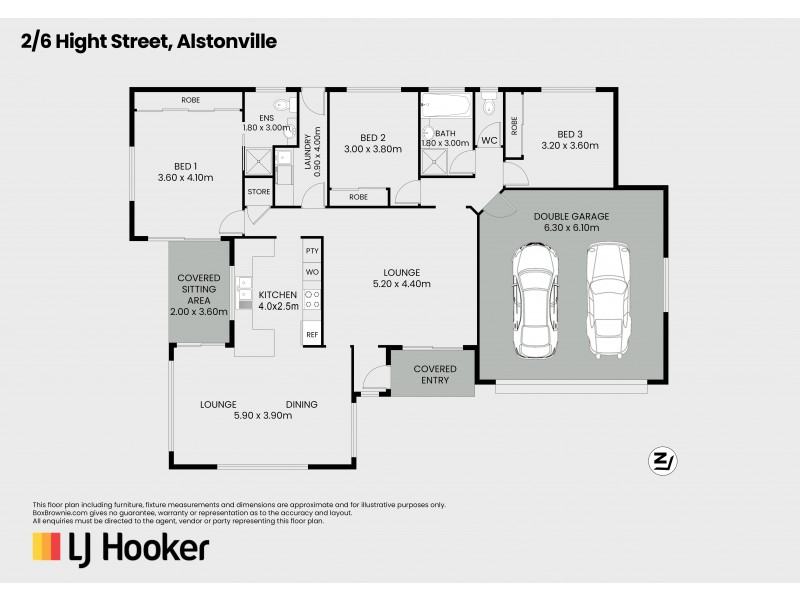 2/6 High Street, Alstonville NSW 2477 Floorplan