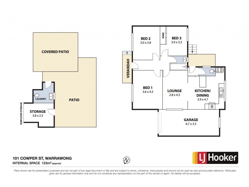 101 Cowper Street, Warrawong NSW 2502 Floorplan