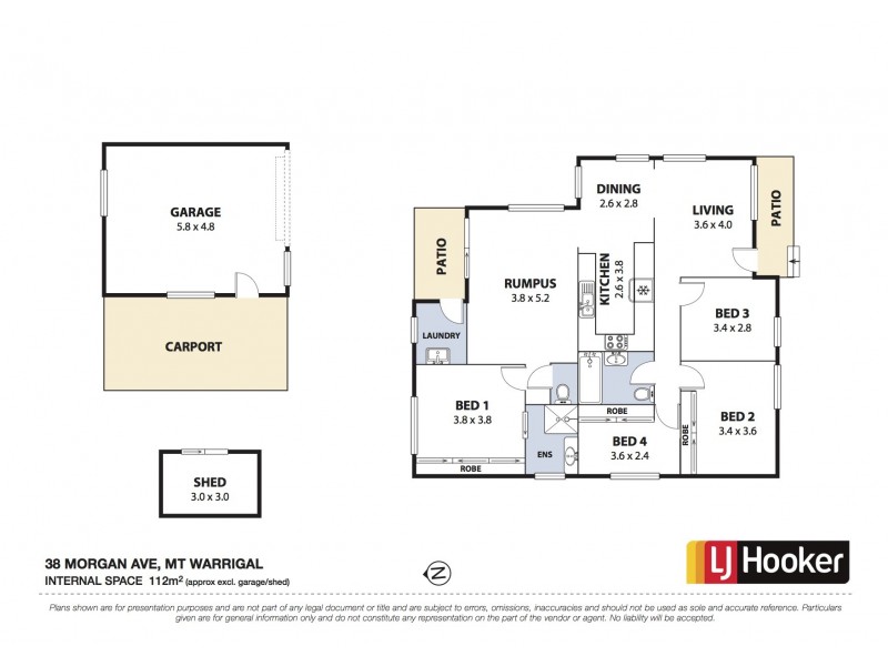 38 Morgan Ave, Mount Warrigal NSW 2528 Floorplan