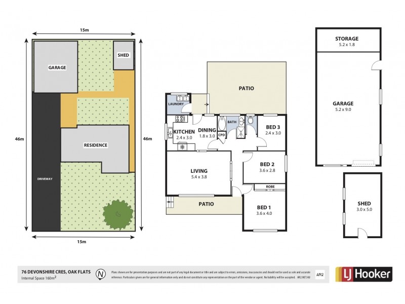 76 Devonshire Cres, Oak Flats NSW 2529 Floorplan