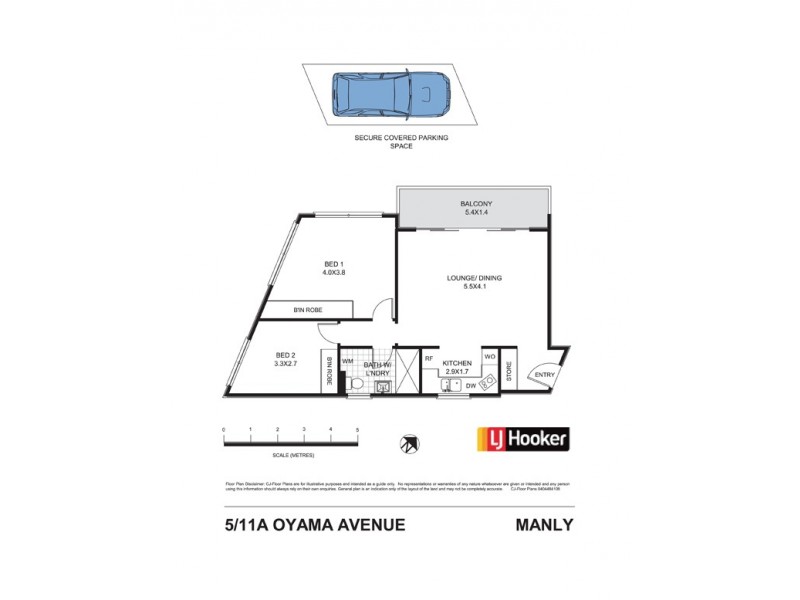 5/11A Oyama Avenue, Manly NSW 2095 Floorplan