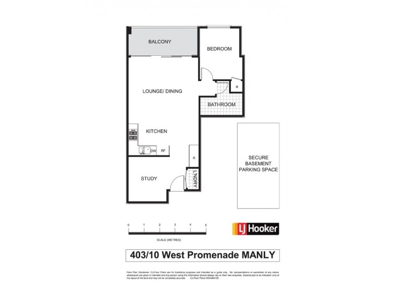 403/10 West Promenade, Manly NSW 2095 Floorplan