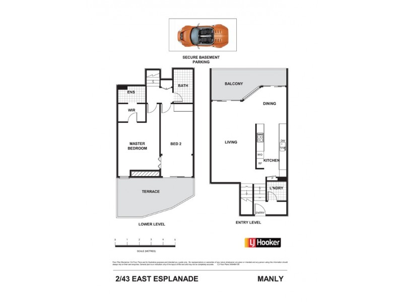 2/43 East Esplanade., Manly NSW 2095 Floorplan