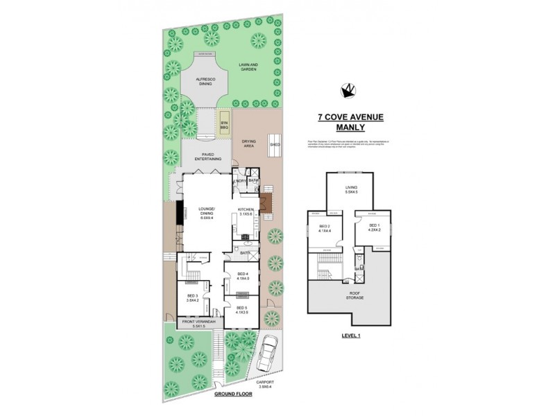 7 Cove Avenue, Manly NSW 2095 Floorplan