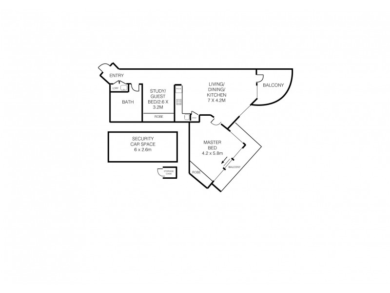 1/10 Darley Road, Manly NSW 2095 Floorplan