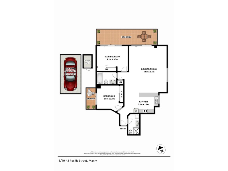 3/40-42 Pacific Street, Manly NSW 2095 Floorplan