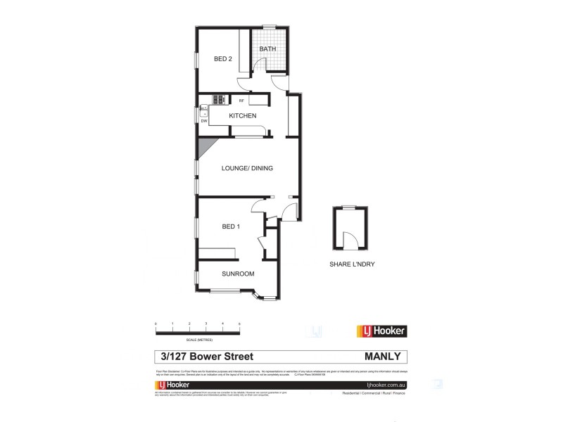3/127 Bower Street, Manly NSW 2095 Floorplan