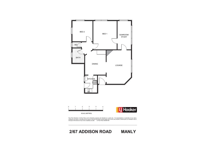2/67 Addison Road, Manly NSW 2095 Floorplan