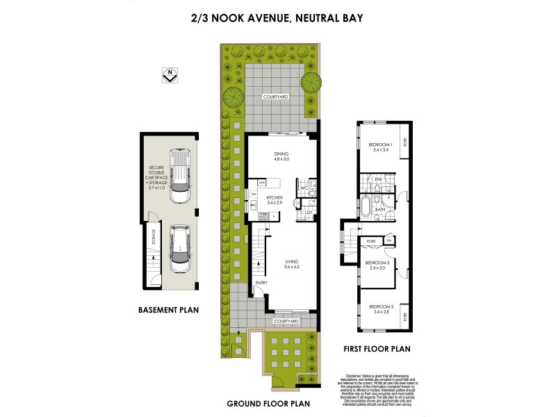 2/3 Nook Avenue, Neutral Bay NSW 2089 Floorplan