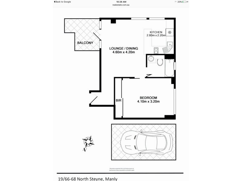 19/66 North Steyne, Manly NSW 2095 Floorplan