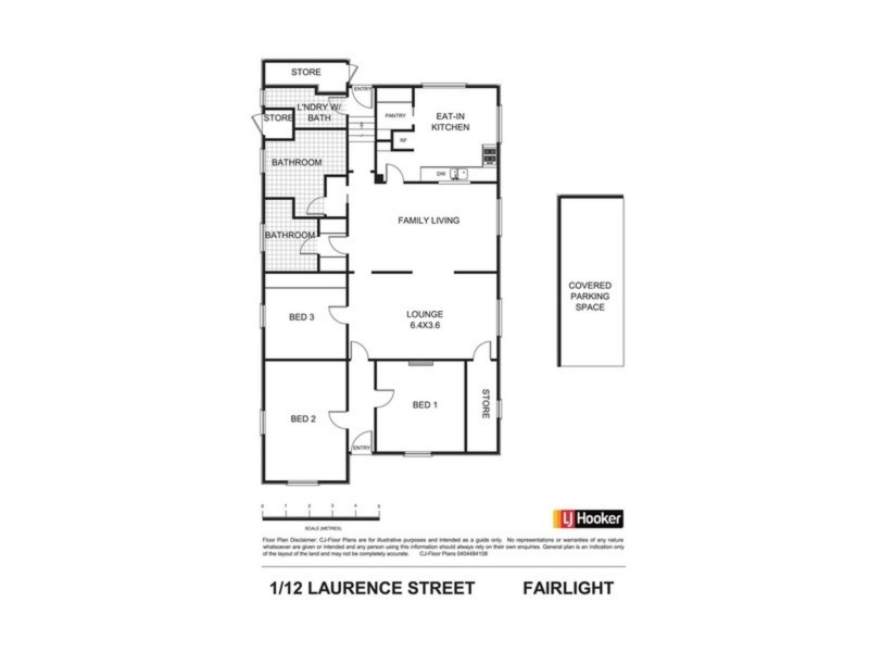 1/12 Laurence Street, Fairlight NSW 2094 Floorplan