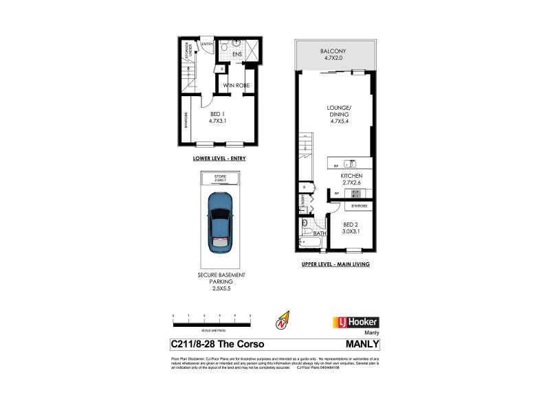 C211/8-28 The Corso, Manly NSW 2095 Floorplan