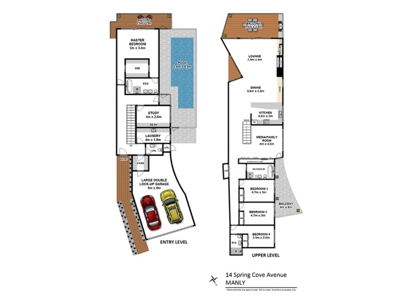 14 Spring Cove Avenue, Manly NSW 2095 Floorplan