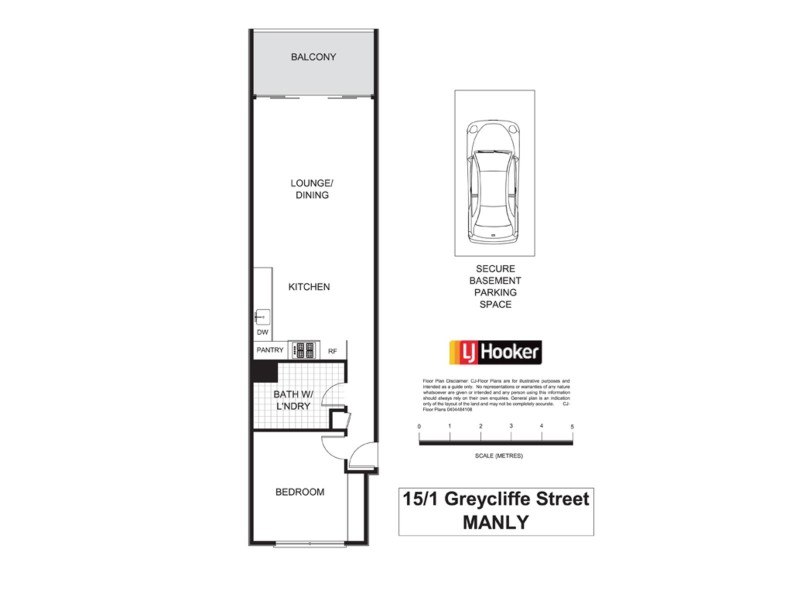 15/1 Greycliffe Street, Queenscliff NSW 2096 Floorplan