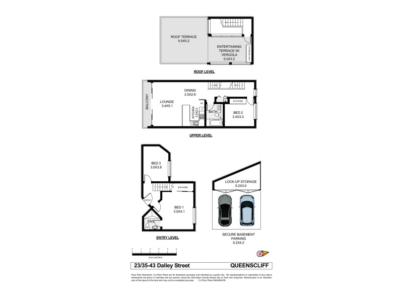 23/35-43 Dalley Street, Queenscliff NSW 2096 Floorplan