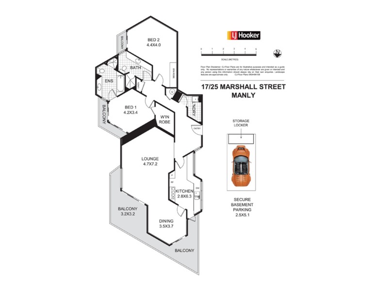 17/25 Marshall Street, Manly NSW 2095 Floorplan