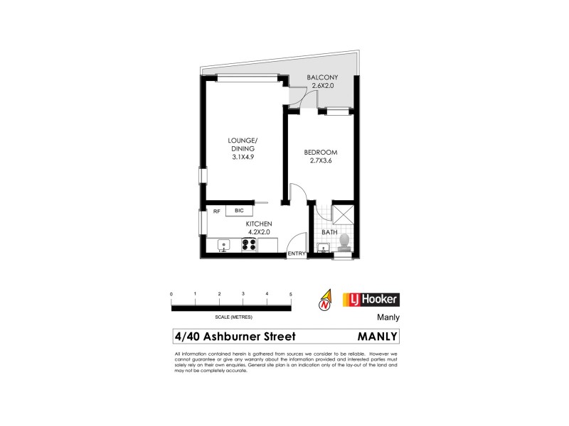4/40 Ashburner Street, Manly NSW 2095 Floorplan