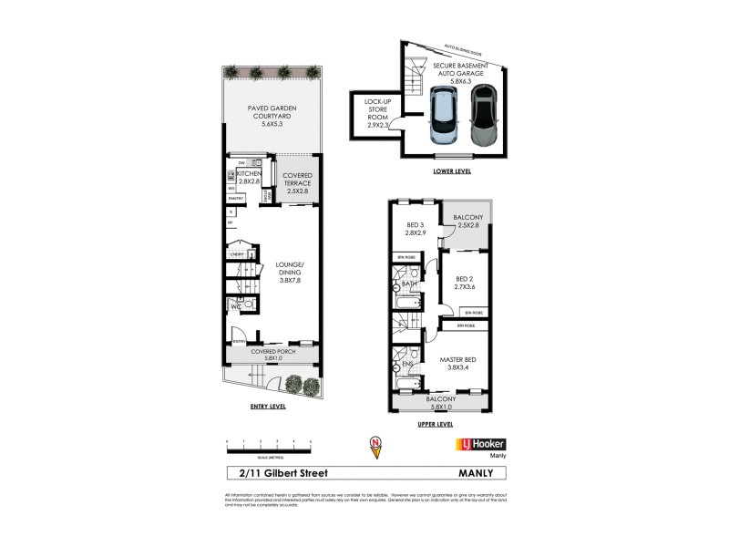 2/11 Gilbert Street, Manly NSW 2095 Floorplan