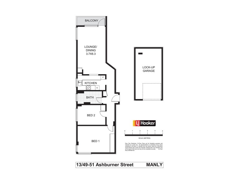 13/49-51 Ashburner Street, Manly NSW 2095 Floorplan