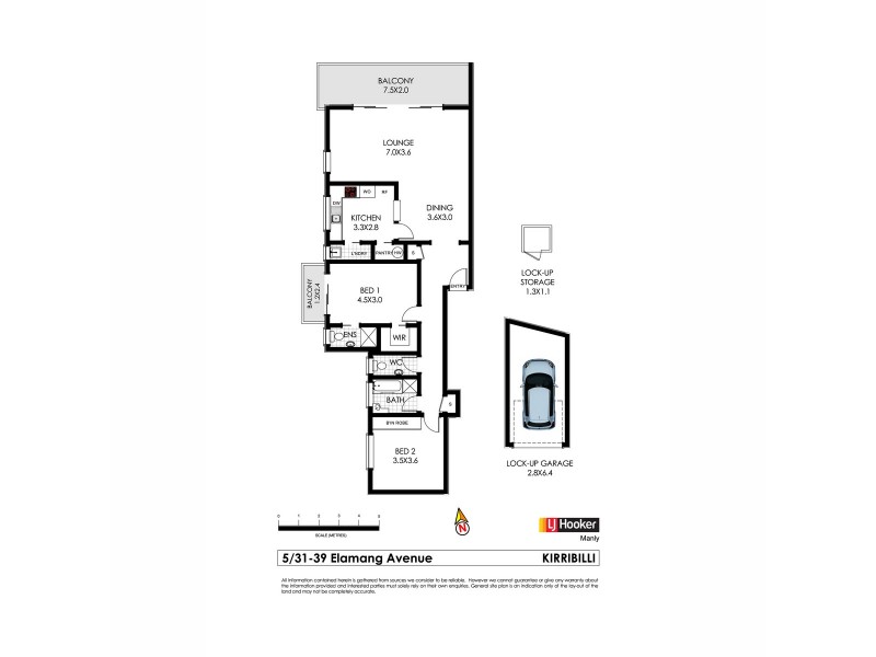 5/31-39 Elamang Avenue, Kirribilli NSW 2061 Floorplan