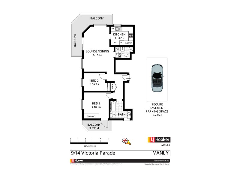 9/14-16 Victoria Parade, Manly NSW 2095 Floorplan
