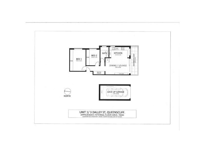 1/3 Dalley Street, Queenscliff NSW 2096 Floorplan