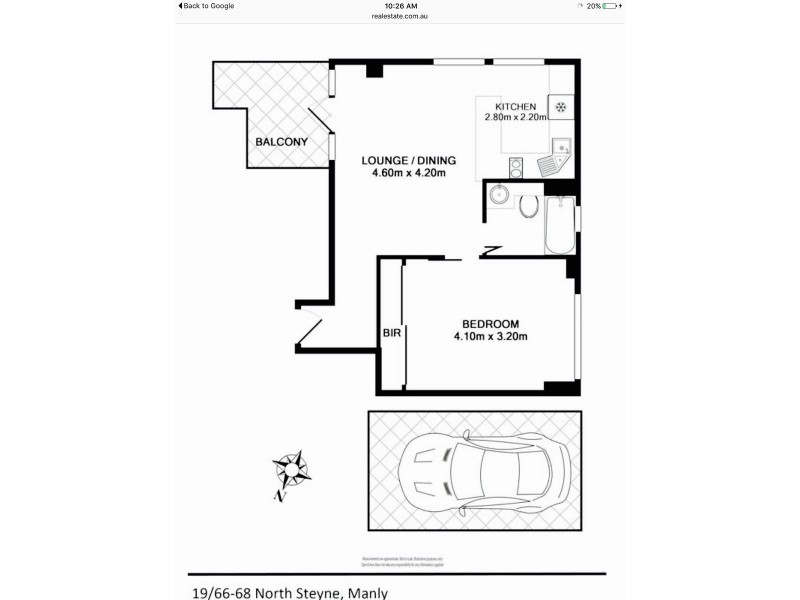 19/66 North Steyne, Manly NSW 2095 Floorplan
