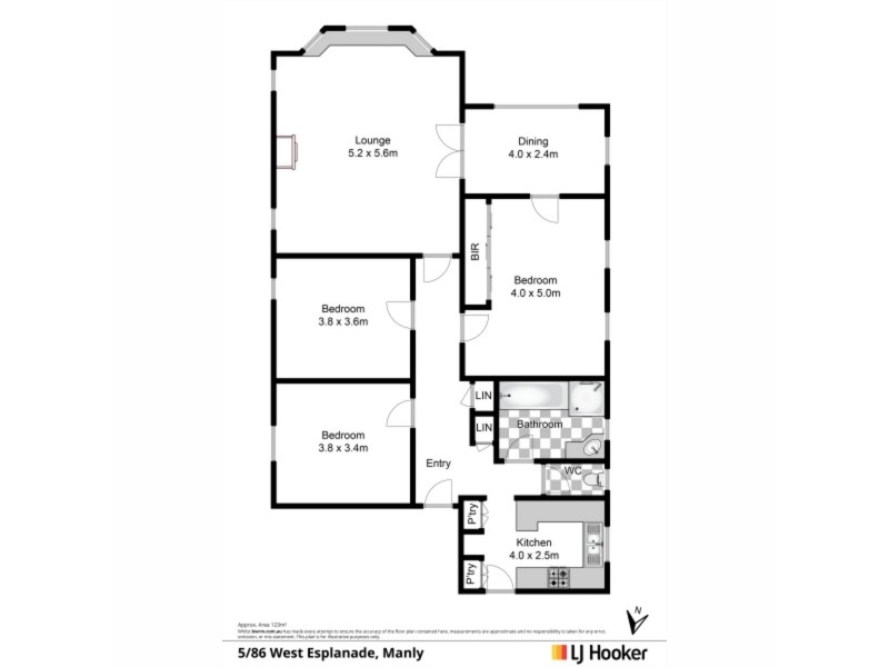 5/86 West Esplanade, Manly NSW 2095 Floorplan