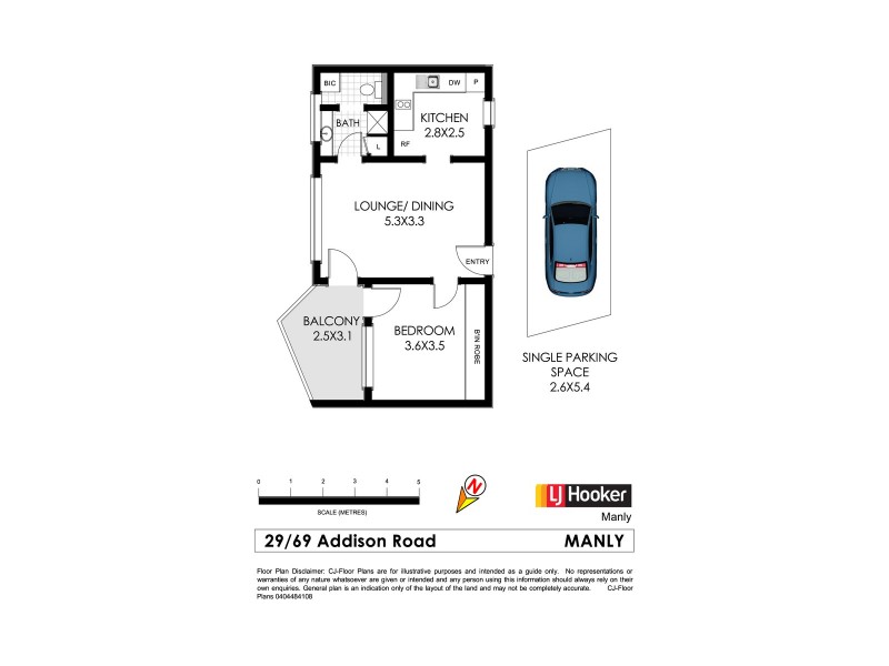 29/69 Addison Road, Manly NSW 2095 Floorplan