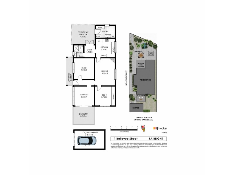 1 Bellevue Street, Fairlight NSW 2094 Floorplan