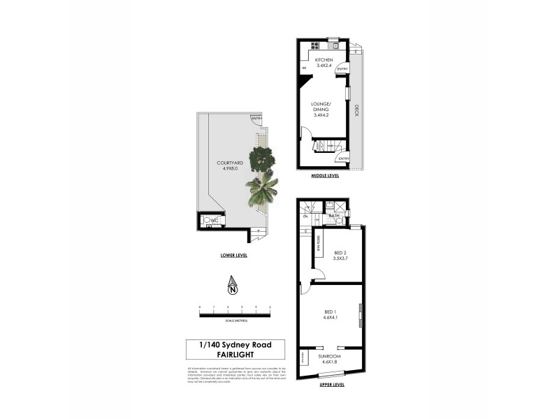 1/140 Sydney Road, Fairlight NSW 2094 Floorplan