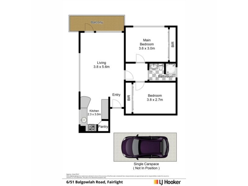 6/51 Balgowlah Road, Fairlight NSW 2094 Floorplan