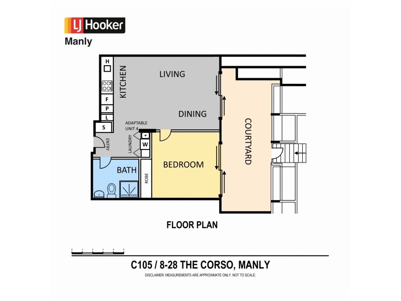 C105/8-28 The Corso, Manly NSW 2095 Floorplan