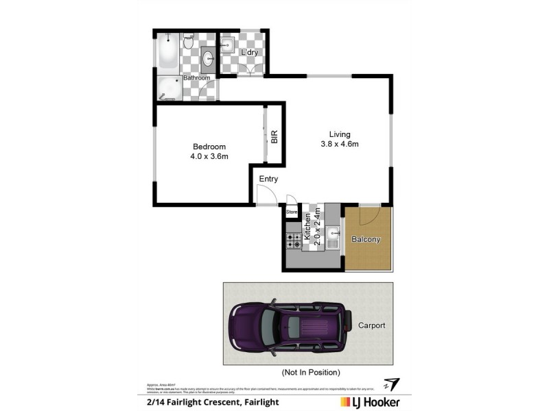 2/14 Fairlight Crescent, Fairlight NSW 2094 Floorplan