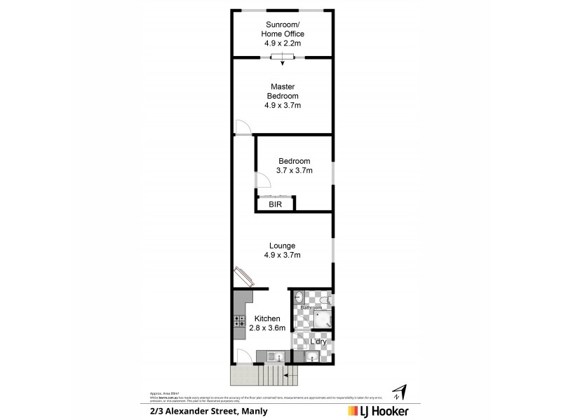 2/3 Alexander Street, Manly NSW 2095 Floorplan