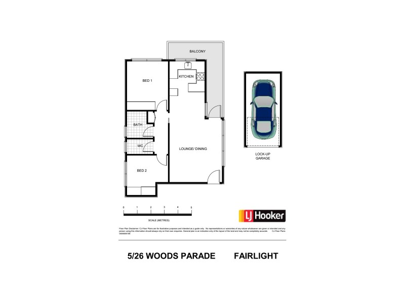 5/26 Woods Parade, Fairlight NSW 2094 Floorplan