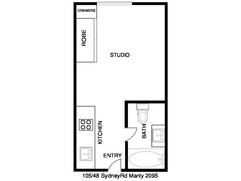 105/48-52 Sydney Road, Manly NSW 2095 Floorplan