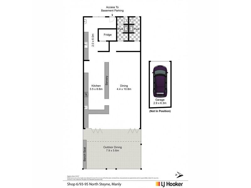 Shop 6/93 North Steyne, Manly NSW 2095 Floorplan