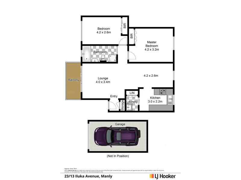13/23 Iluka Avenue, Manly NSW 2095 Floorplan