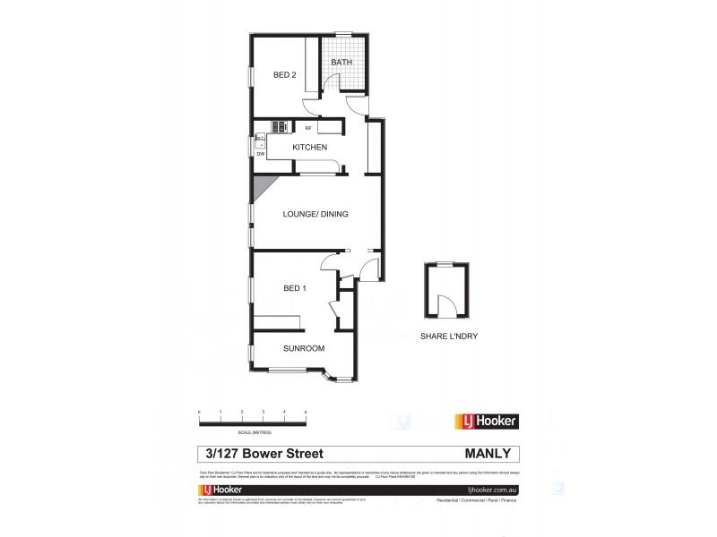 3/127 Bower Street, Manly NSW 2095 Floorplan