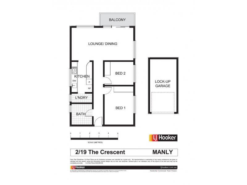 2/19 The Crescent, Manly NSW 2095 Floorplan