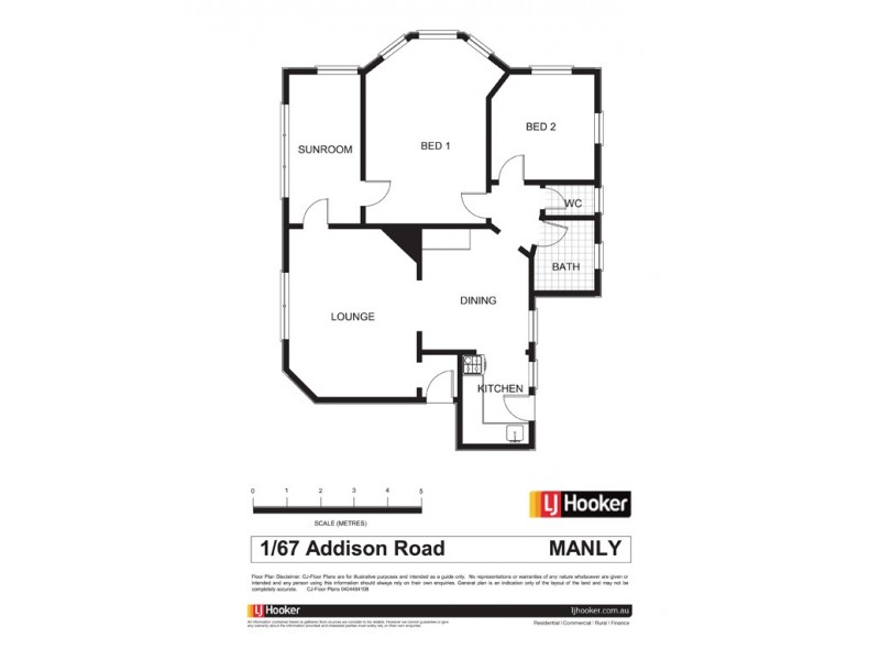 1/67 Addison  Road, Manly NSW 2095 Floorplan
